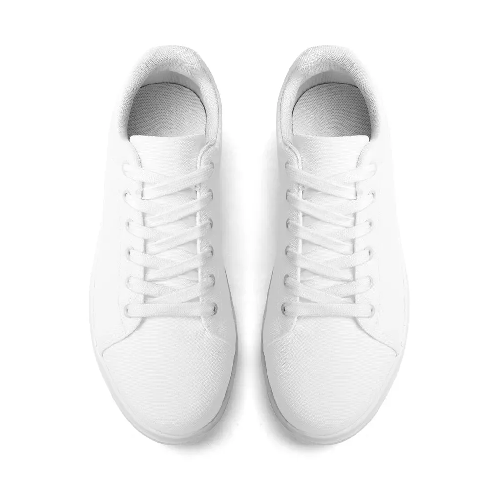 Adult Lightweight Brand Low Top Canvas Shoes WIth Personalized Logo /Name