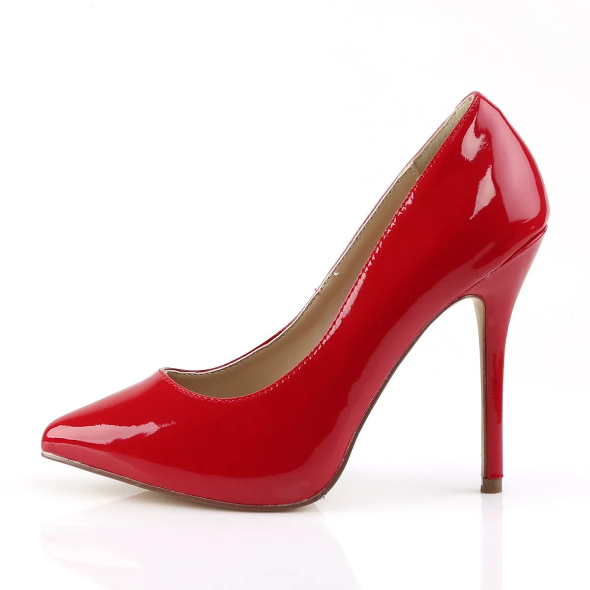 Amuse 20 Classic Pump with 5 inch heel - Red Patent