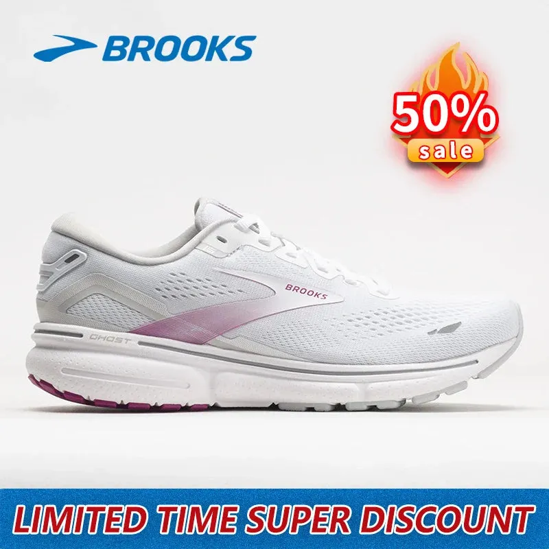 Brooks Ghost 15 series outdoor running shoes sports shoes men's and women's casual shoes training long-distance running shoes