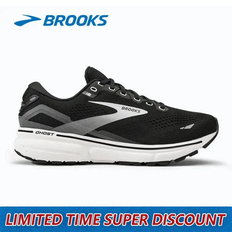 Brooks Ghost 15 series outdoor running shoes sports shoes men's and women's casual shoes training long-distance running shoes