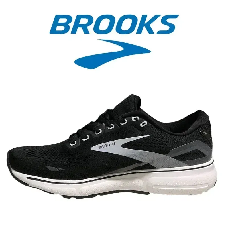 BROOKS Ghost15 Men Running Shoes Lightweight Shock Absorbing Anti-Slip Sneakers Cushioned Soft Sole Long Distance Running Shoes