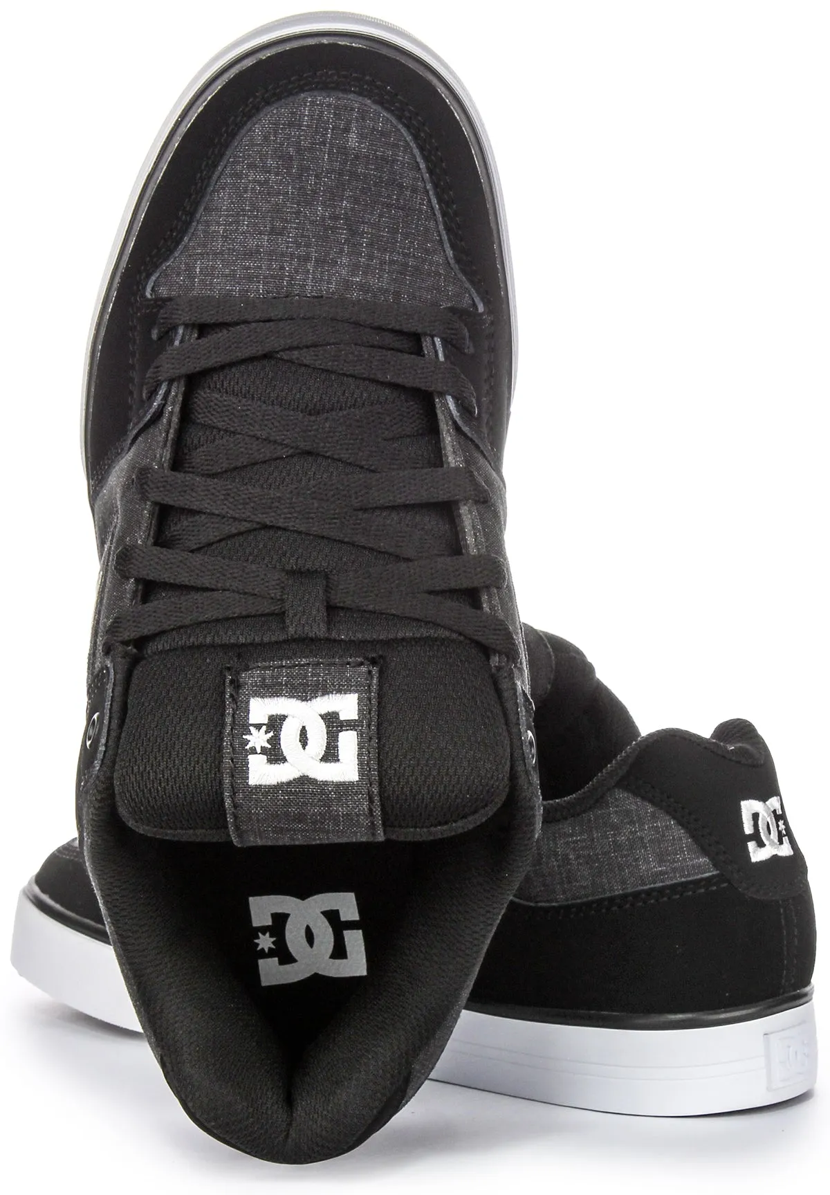 Dc Shoes Pure In Black White For Men