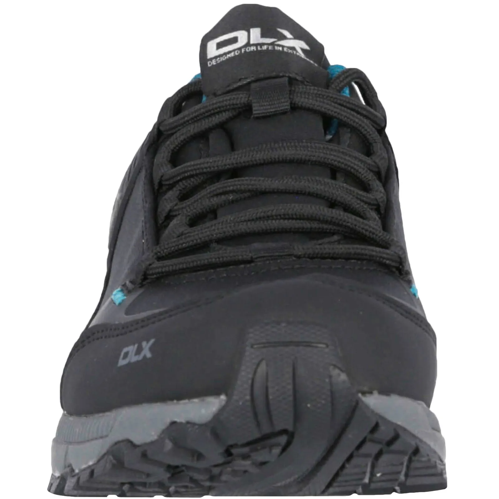 DLX Womens Messal Vibram Waterproof Walking Shoes - Black