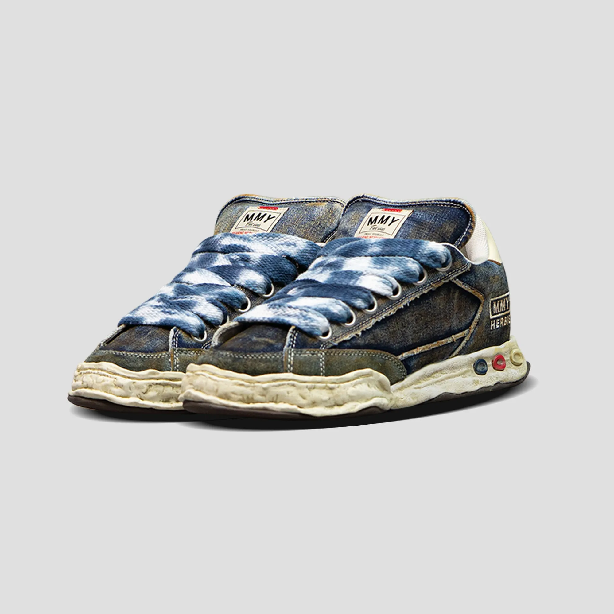 HERBIE OG SOLE WASHED DENIM LOW-TOP SNEAKER