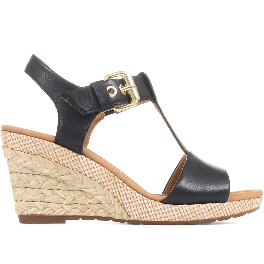 Karen Wedge T-Bar Sandals - KAREN2