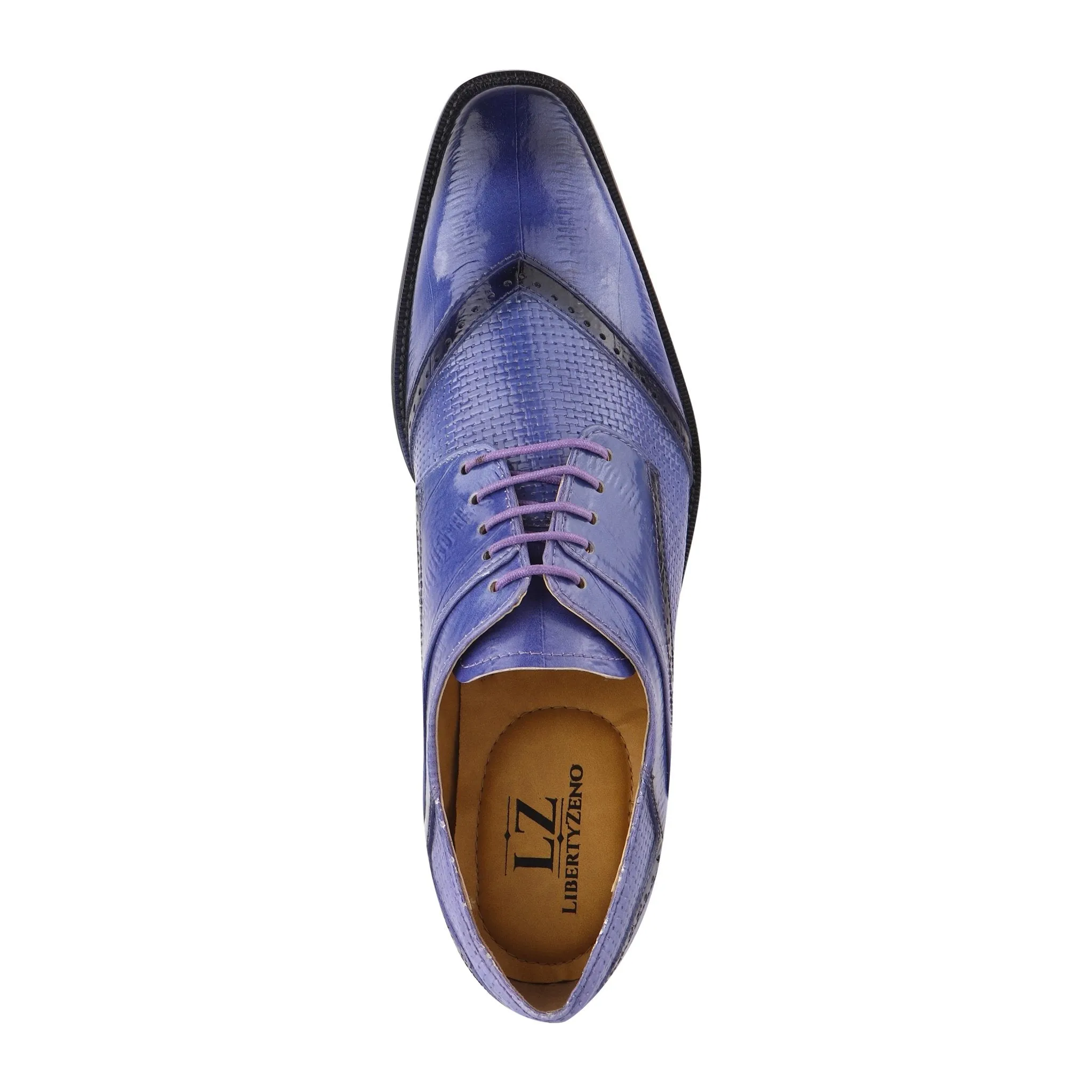 Kazma Leather Oxford Style Lace Up Dress Shoes