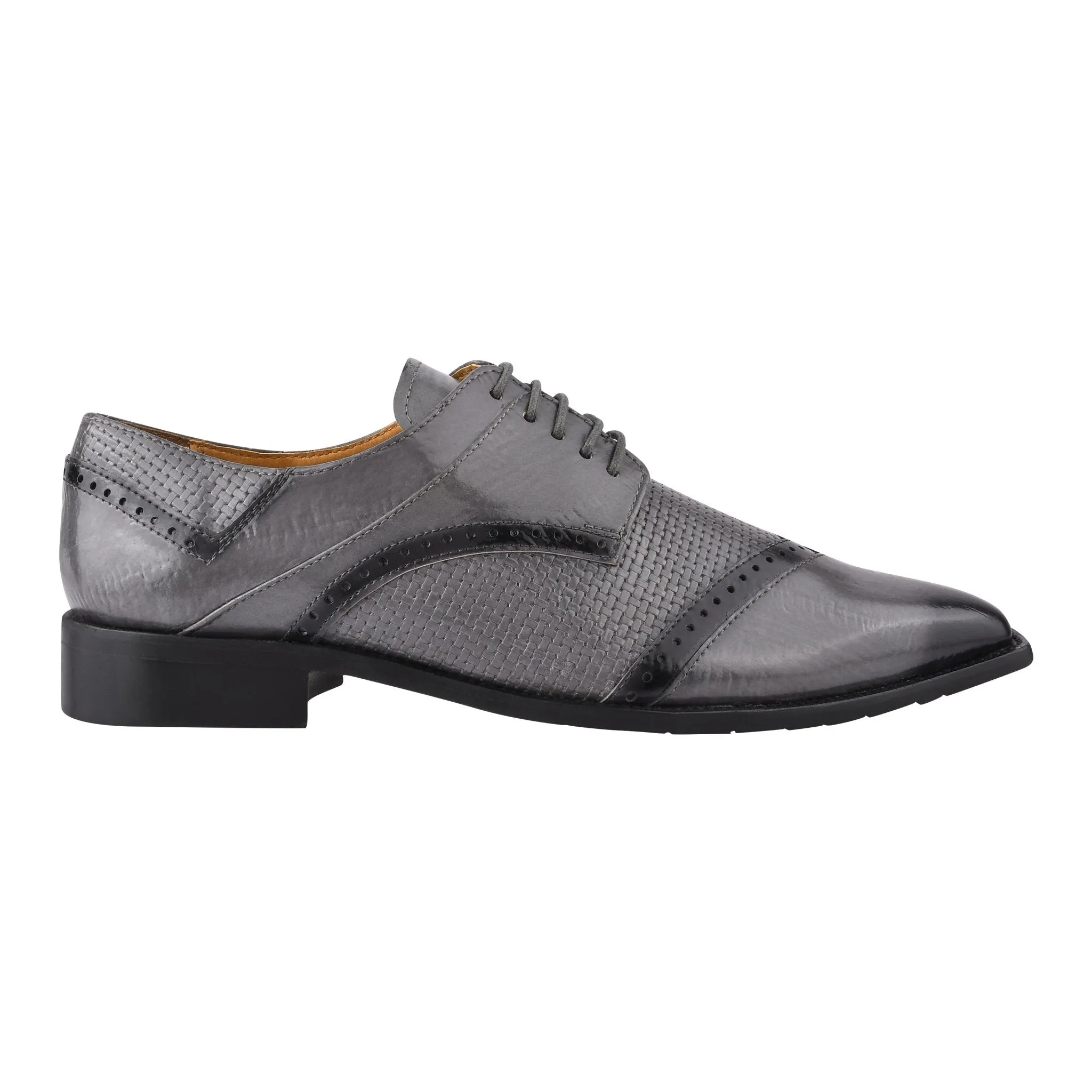 Kazma Leather Oxford Style Lace Up Dress Shoes