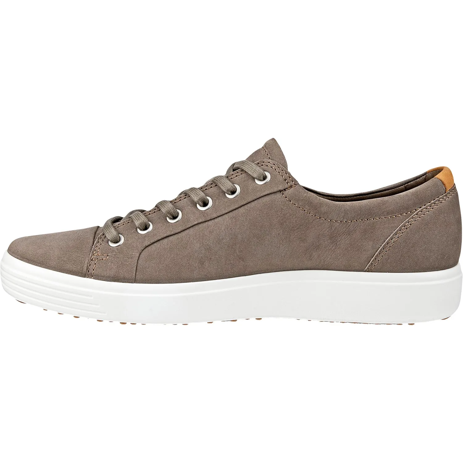 Men's Ecco Soft 7 Sneaker Dark Clay/Lion Leather