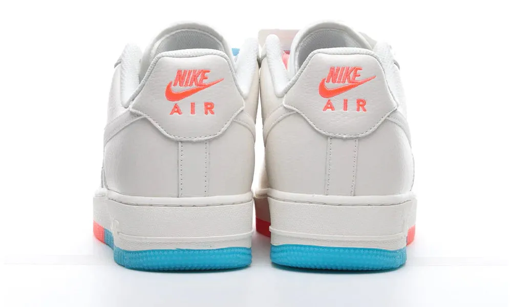 Nike Air Force 1 "07 Low White Blue Orange"