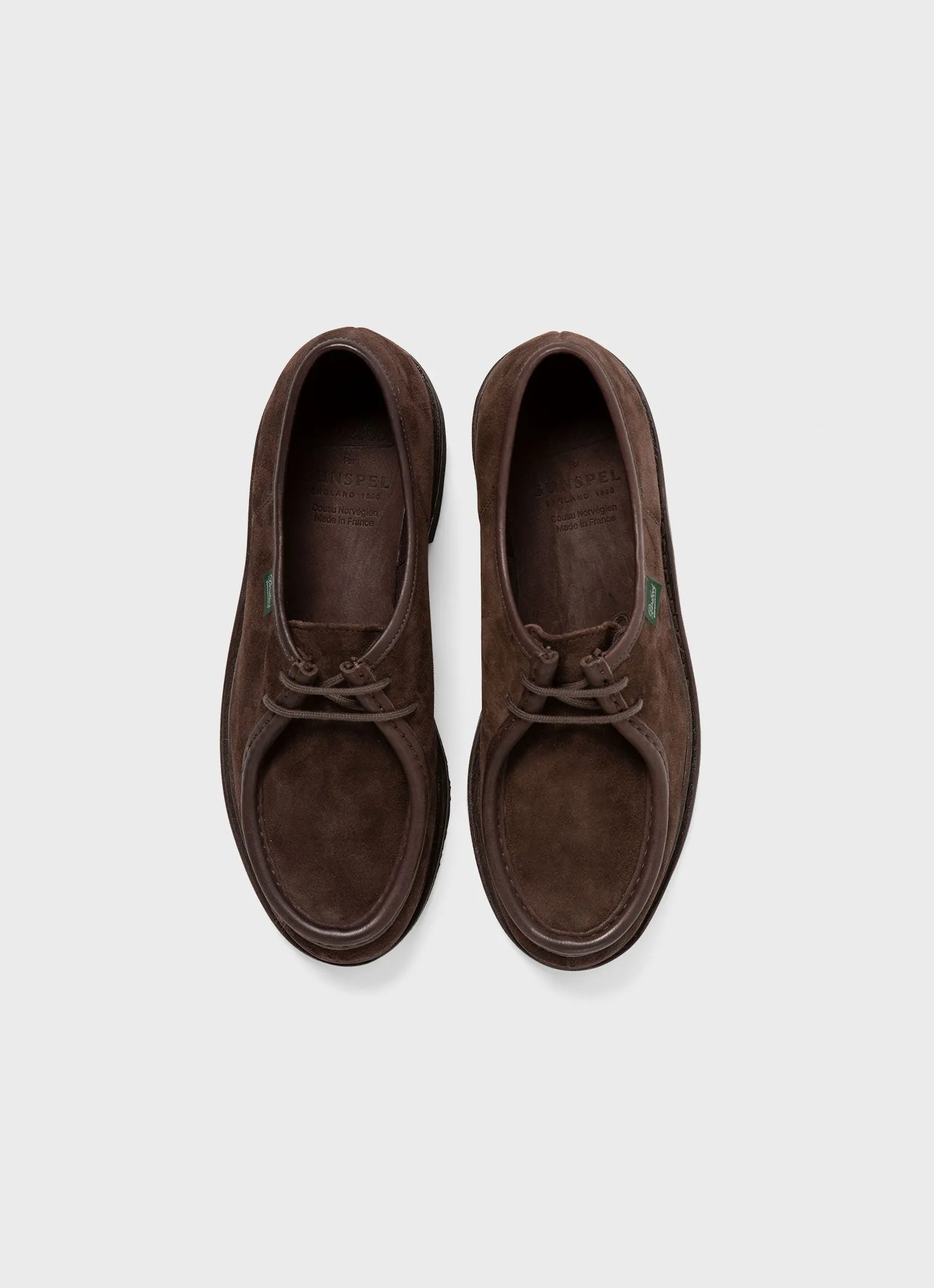 Paraboot Suede Michael Shoe in Brown