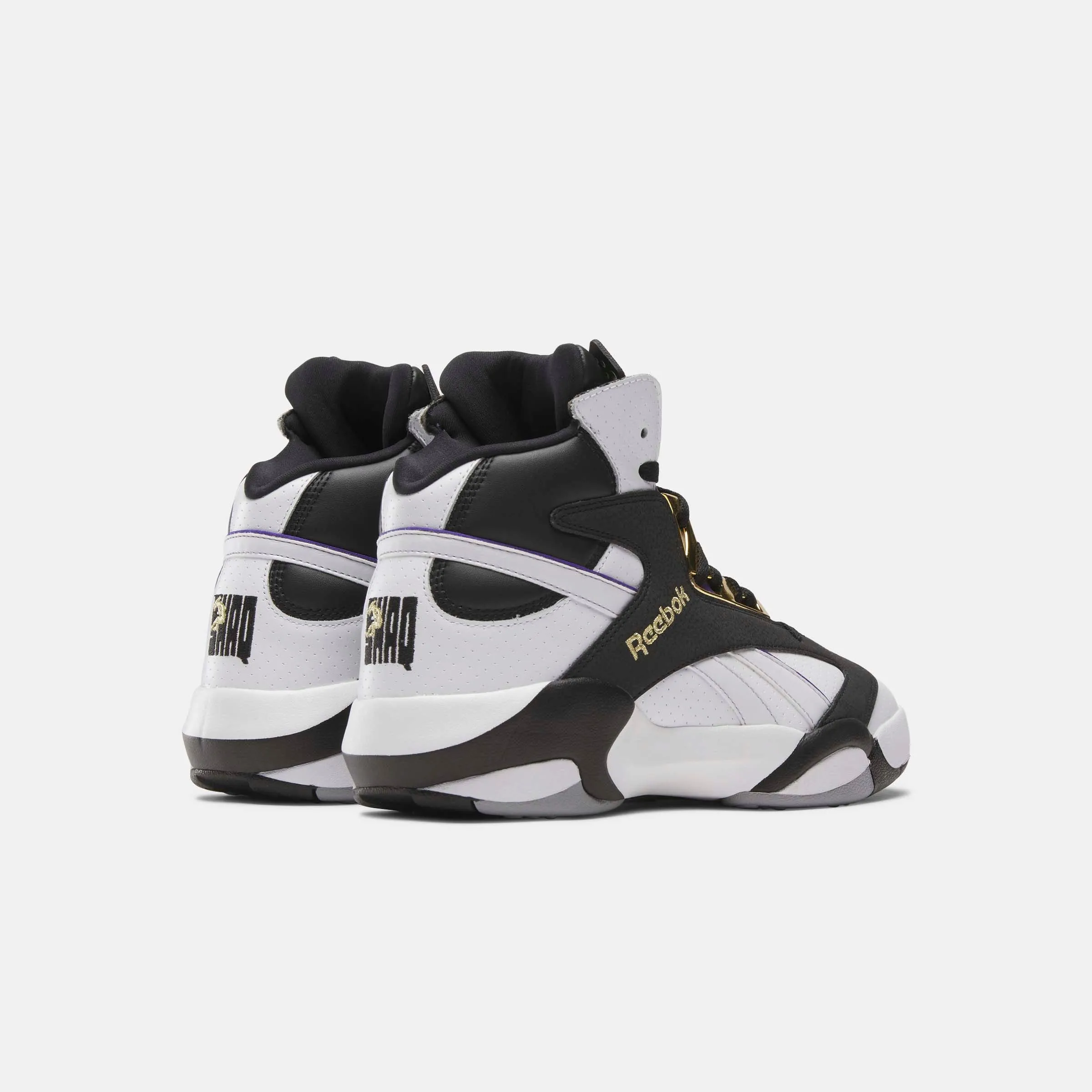 Shaq Attaq White/Black/Gold Met.