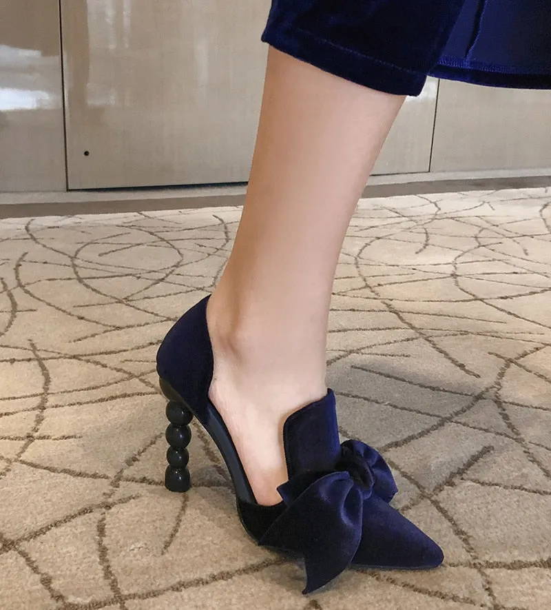 Velvet Pumps