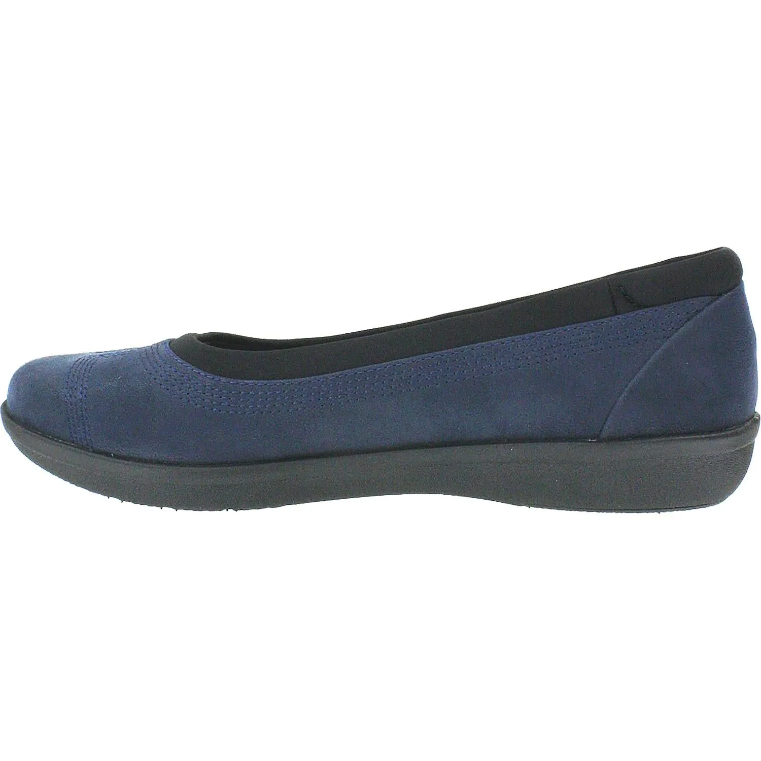 Women's Clarks Cloudsteppers Ayla Low Navy Fabric